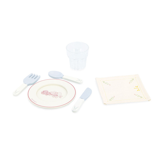 Janod Zestaw piknikowy w walizce z akcesoriami 24 el. Shiny Grandma 3+