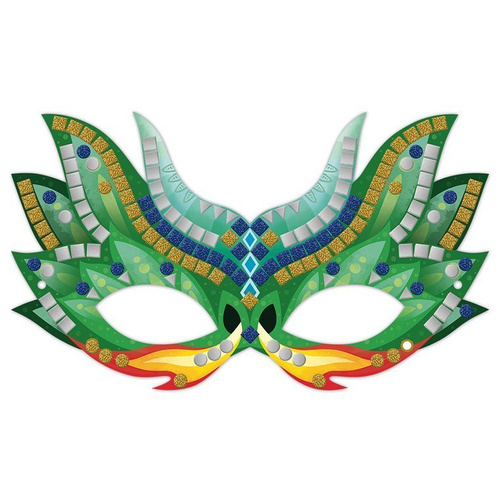 Janod Zestaw kreatywny Mozaika Maski 7+