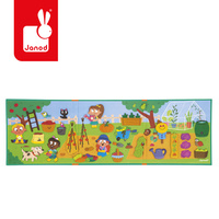 Janod Magnetyczna układanka W ogródku Magneti'stories 3+