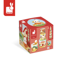 Janod Piramida wieża Farma Kurka 6 elementów 12 m+