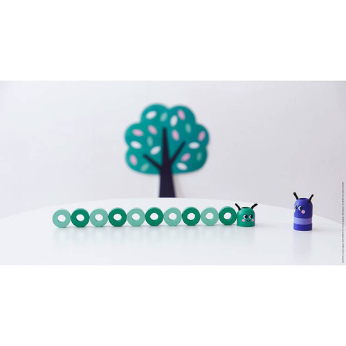 Janod Drewniana układanka matematyczna Komponowanie i porównywanie liczb 3+