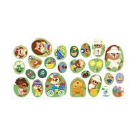 Janod Książeczka do wyklejania z naklejkami Ogród 18m+