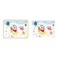 Janod Puzzle drewniane 24 el. Góry 3+
