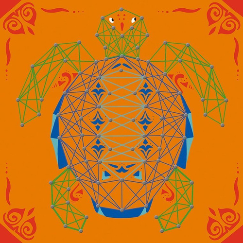 Janod Zestaw kreatywny Przeplatanka 3D String art Zwierzęta 10+