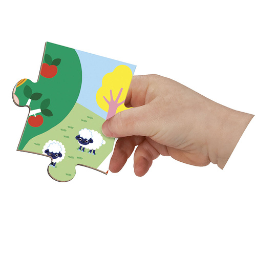 Janod Magnetyczne puzzle Farma Magneti'puzzles 24 el. 3+