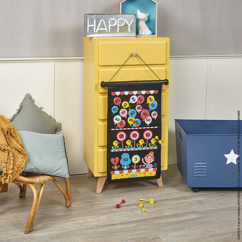 Janod Magnetyczna gra w rzutki Wesołe miasteczko