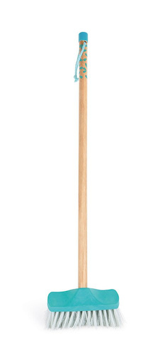Janod Mały ogrodnik Szczotka do zamiatania turkusowa