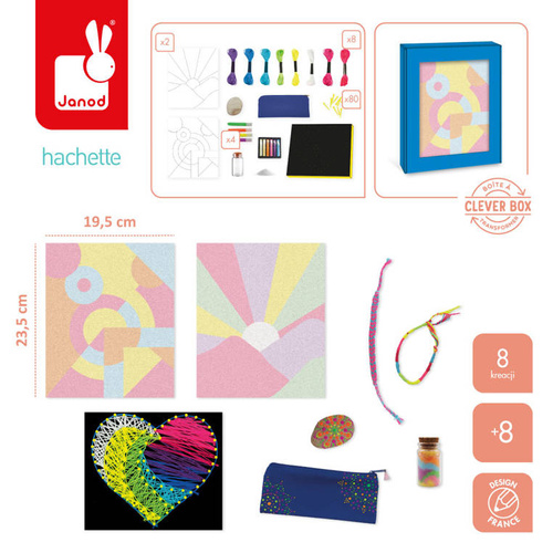 Janod Multizestaw kreatywny Kolory I love creativity 8+