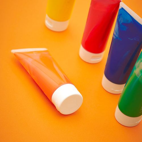 Janod Farbki do malowania rękami 5 kolorów 12m+