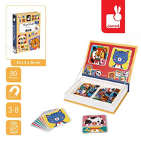 Janod Magnetyczna układanka Puzzle zwierzątka Magnetibook