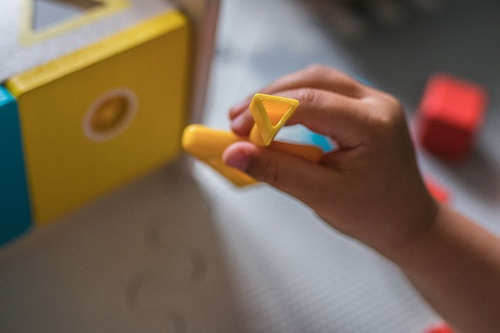 Janod Drewniany sorter z kluczykami Essentiel