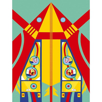 Janod Zestaw kreatywny Papierowe samoloty z wyrzutnią 6+