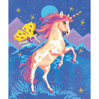 Janod Zestaw kreatywny Malowanie po numerach Jednorożce 2 obrazy 7+
