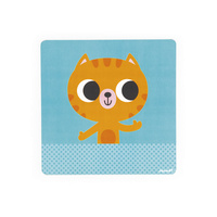 Janod Magnetyczna układanka Plan dnia Kot 2+