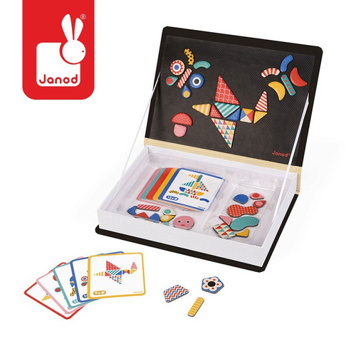 Janod Magnetyczna układanka Kształty Magnetibook