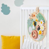 Janod Wielofunkcyjna tablica edukacyjna drewniana Ogród Sweet Cocoon 12m+