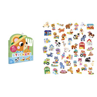 Janod Duże naklejki 50 szt. Farma 18m+