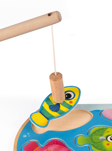 Janod Puzzle z magnesami Szybkie rybki z wędką