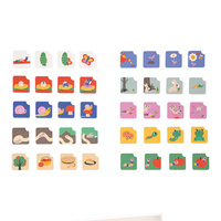 Janod Drewniana układanka Karty sekwencji Ogród 3+