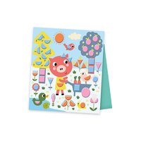 Janod Zestaw kreatywny Naklejki geometryczne My arts & crafts 3+