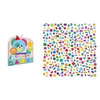 Janod Naklejki 300 szt. Figury geometryczne 3+