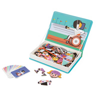 Janod Magnetyczna układanka Sport Magnetibook