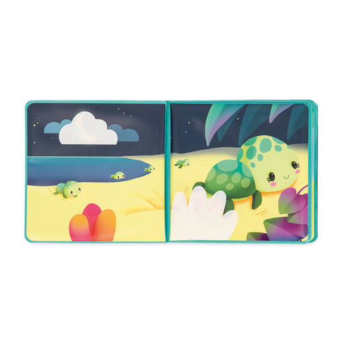 Janod Książeczka do kąpieli Magiczne życie żółwi 10 m+