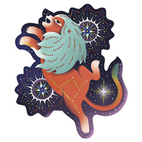 Janod Zestaw kreatywny Malowanie kropkami Puentylizm 3D Kosmiczne zwierzęta 8+ 