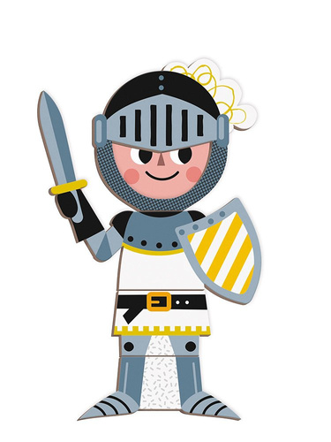 Janod Magnetyczna układanka Kostiumy Chłopiec Magnetibook