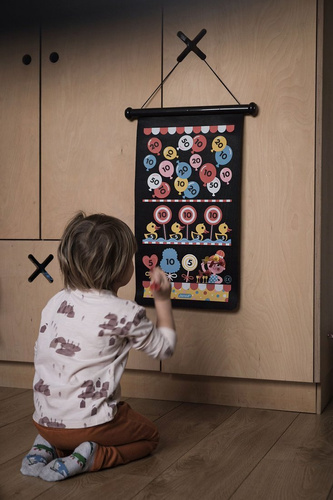 Janod Magnetyczna gra w rzutki Wesołe miasteczko