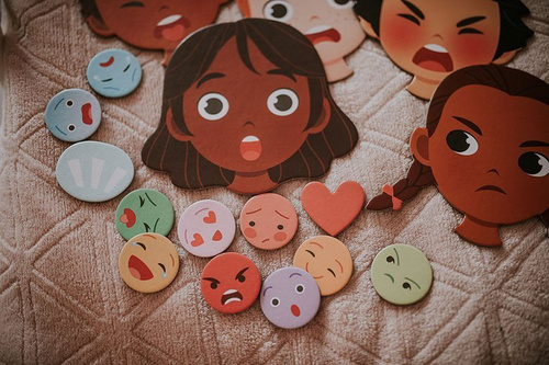 Janod Magnetyczna układanka Emocje