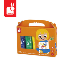 Janod Farbki do malowania rękami 5 kolorów 12m+