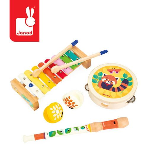 Janod Zestaw zabawek muzycznych Gioia 18m+