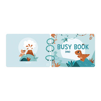 Janod Książeczka z zadaniami Busy Book Dinozaury 3+