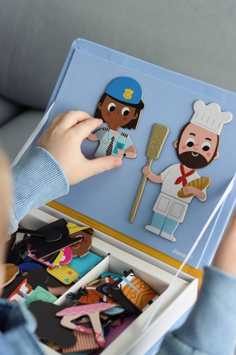 Janod Magnetyczna układanka Zawody Magnetibook