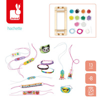 Janod Zestaw kreatywny do tworzenia biżuterii z koralików na krośnie tkackim 8+