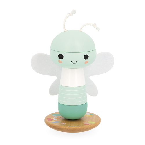 Janod Układanka piramida drewniana Ważka Pure 12 m+