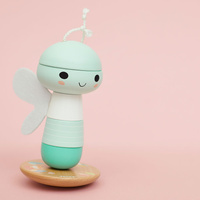 Janod Układanka piramida drewniana Ważka Pure 12 m+