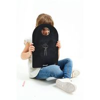 Janod Przenośna dwustronna tablica z akcesoriami 3+