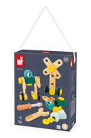 Janod Zestaw konstruktora 50 elementów Brico'kids 3+