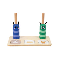 Janod Drewniana układanka matematyczna Komponowanie i porównywanie liczb 3+