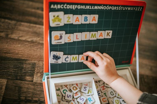 Janod Magnetyczna układanka Polski Alfabet Magnetibook