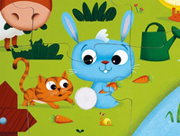 Janod Puzzle sensoryczne 20 elementów Farma