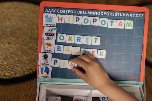 Janod Magnetyczna układanka Polski Alfabet Magnetibook