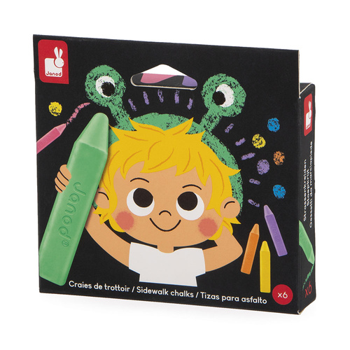 Janod Kreda chodnikowa 6 kolorów 3+