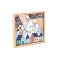 Janod Zestaw klocków i figurek 35 el. Góry Cross Roads 2+