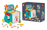 Wózek warsztat magnetyczny z narzędziami Robot Brico ‘Kids 18m+ Janod 