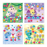 Janod Zestaw kreatywny Pompony My arts & crafts 3+