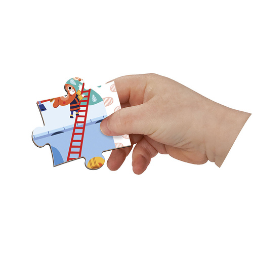 Janod Magnetyczne puzzle Straż pożarna Magneti'puzzles 36 el. 4+