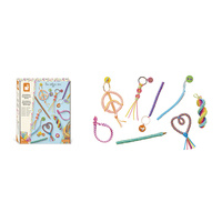 Janod Zestaw kreatywny Ozdoby z żyłek filofun Scoubidou 7+